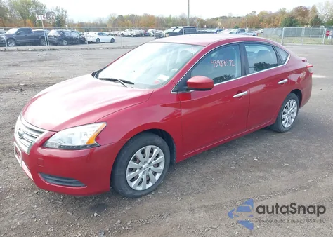 2013 Nissan Sentra S z USA, uszkodzony, nr VIN 3N1AB7AP3DL674030